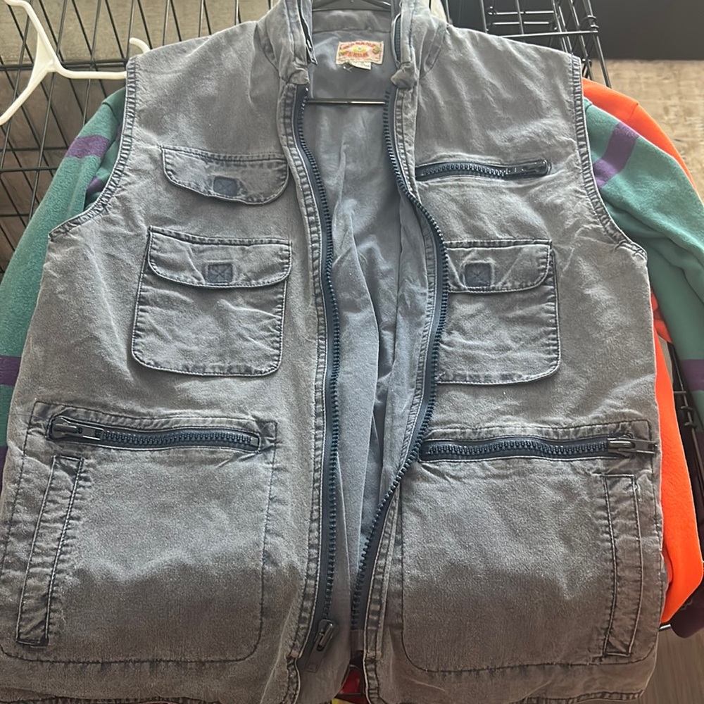 Vintage Banana Republic Bush Vest - Faded Indigo